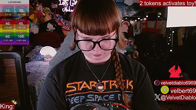 Snapshot of VelvetDiablo chatting on 06.03.26 VelvetDiablo online show from 06.03.26