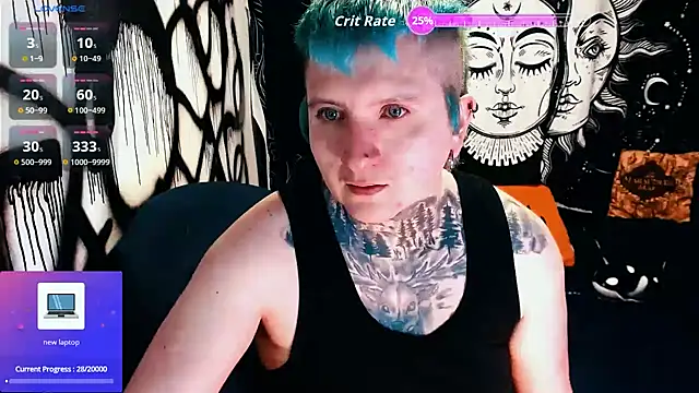 Marieblueeyes online show from 04.08.26