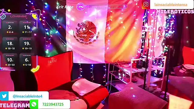 Snapshot of LaInsaciableIntensa chatting on 11.07.25 LaInsaciableIntensa online show from 11.07.25