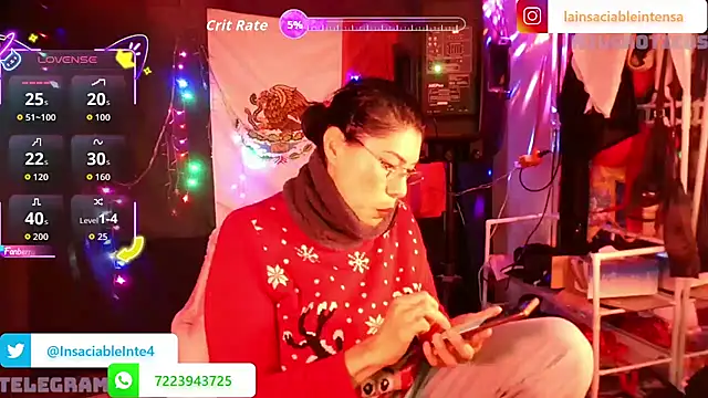Snapshot of LaInsaciableIntensa chatting on 04.23.26 LaInsaciableIntensa online show from 04.23.26