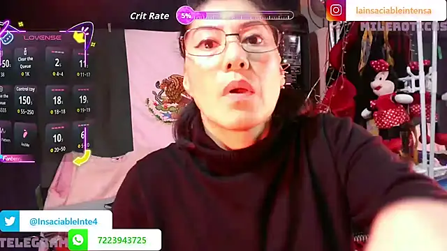 Snapshot of LaInsaciableIntensa chatting on 05.15.26 LaInsaciableIntensa online show from 05.15.26