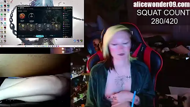 alicewonder09 online show from 01.19.25