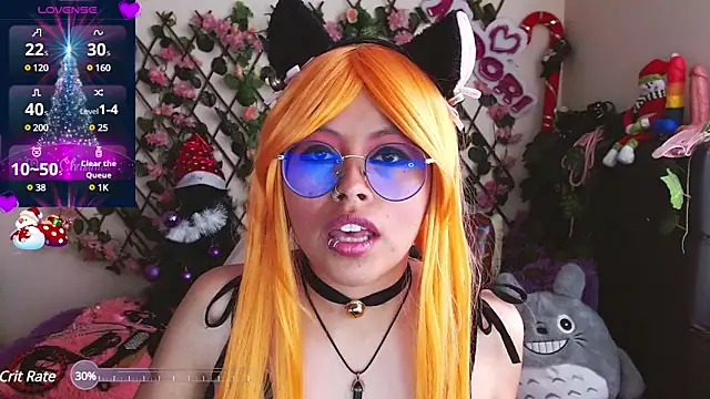 Snapshot of MidoriQuiinn chatting on 12.22.24 MidoriQuiinn online show from 12.22.24