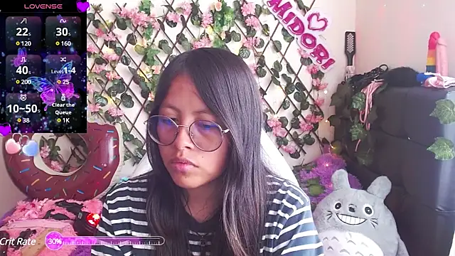 Snapshot of MidoriQuiinn chatting on 01.17.25 MidoriQuiinn online show from 01.17.25