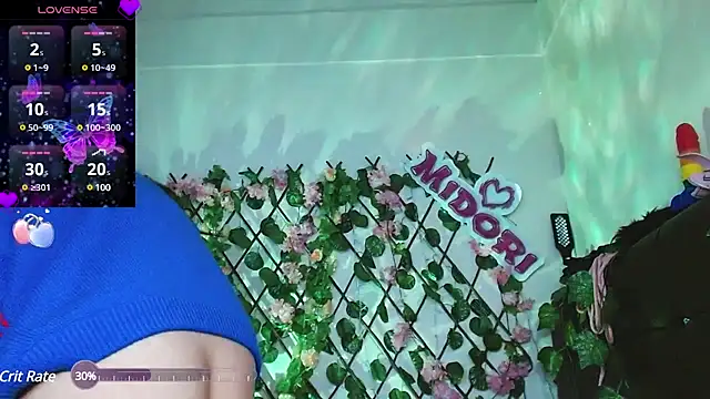 Snapshot of MidoriQuiinn chatting on 01.20.25 MidoriQuiinn online show from 01.20.25