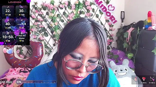 Snapshot of MidoriQuiinn chatting on 01.22.25 MidoriQuiinn online show from 01.22.25