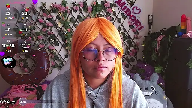 Snapshot of MidoriQuiinn chatting on 01.23.25 MidoriQuiinn online show from 01.23.25