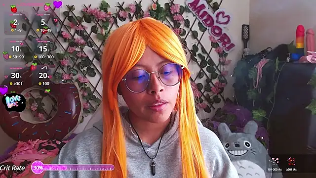 Snapshot of MidoriQuiinn chatting on 01.23.25 MidoriQuiinn online show from 01.23.25