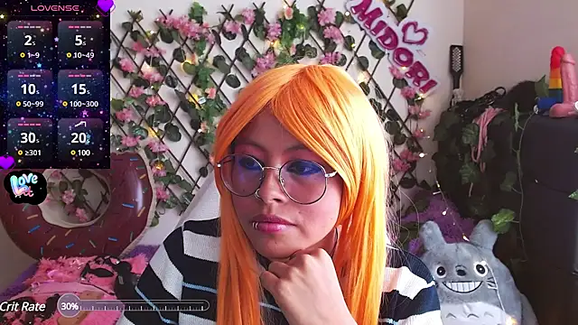 Snapshot of MidoriQuiinn chatting on 01.25.25 MidoriQuiinn online show from 01.25.25