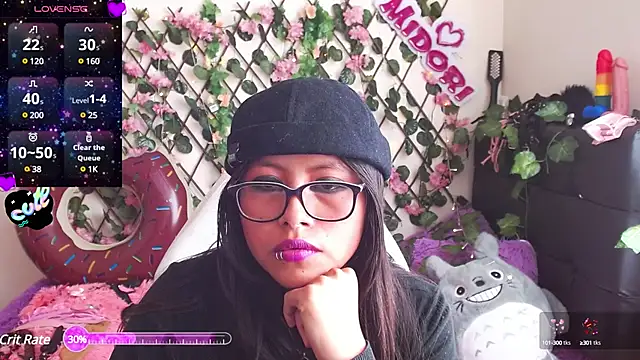 Snapshot of MidoriQuiinn chatting on 02.02.25 MidoriQuiinn online show from 02.02.25