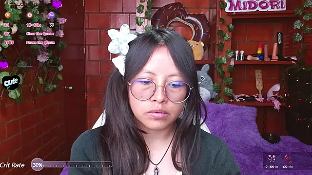 Snapshot of MidoriQuiinn chatting on 03.13.25 MidoriQuiinn online show from 03.13.25