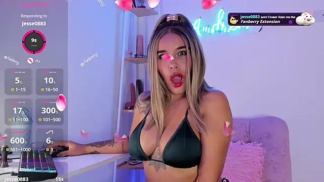 andrea lopezz  online show from 03.06.25