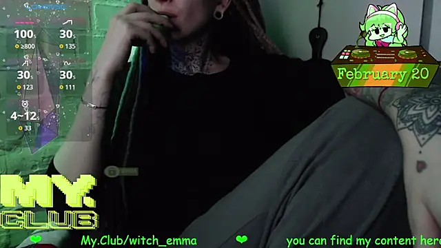 Witch Emma online show from 02.20.26