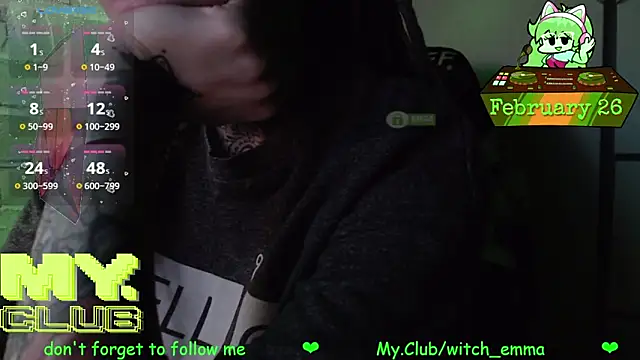 Witch Emma online show from 02.26.26