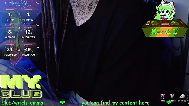 Witch Emma online show from 03.01.26