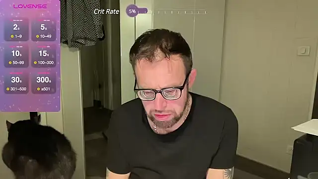 Snapshot of FABIOGLASSES chatting on 03.07.25 FABIOGLASSES online show from 03.07.25