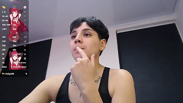 Snapshot of bad_giirl_ chatting on 02.14.25 bad giirl  online show from 02.14.25