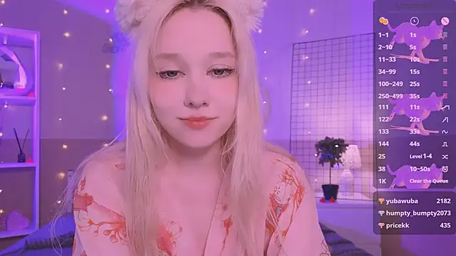 Snapshot of IrmaBell chatting on 02.12.25 IrmaBell online show from 02.12.25