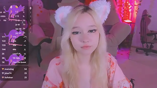 Snapshot of IrmaBell chatting on 02.15.25 IrmaBell online show from 02.15.25