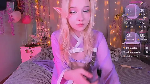 Snapshot of IrmaBell chatting on 03.21.25 IrmaBell online show from 03.21.25