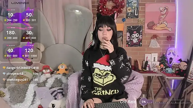 Snapshot of lolaaa_bunny1 chatting on 12.22.24 lolaaa bunny1 online show from 12.22.24