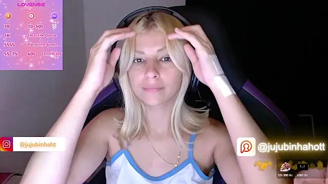 Snapshot of jujubinhahot chatting on 09.19.25 jujubinhahot online show from 09.19.25