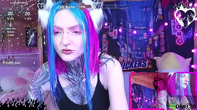 Snapshot of NekoCyber chatting on 05.17.26 NekoCyber online show from 05.17.26