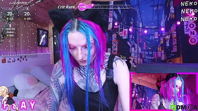 Snapshot of NekoCyber chatting on 05.24.26 NekoCyber online show from 05.24.26