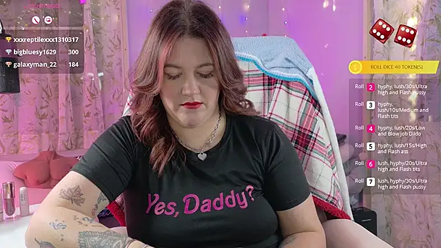 Snapshot of British__Rosie chatting on 01.16.25 British Rosie online show from 01.16.25