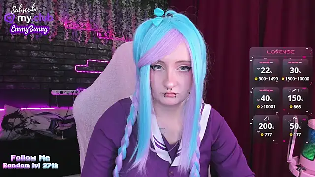 Snapshot of EmmyBunny chatting on 02.22.25 EmmyBunny online show from 02.22.25